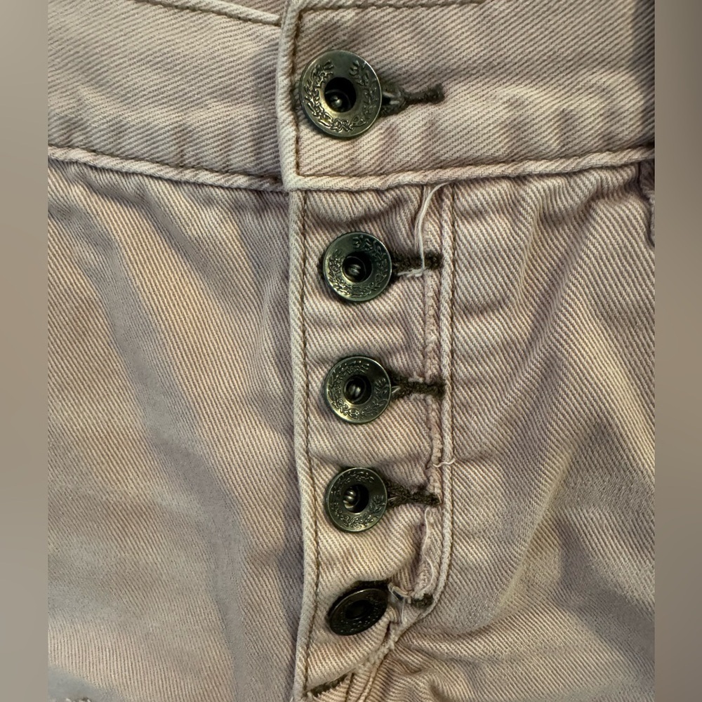 Free People Pink Shorts, bohemian, destructed, size 27 - Picture 2 of 6
